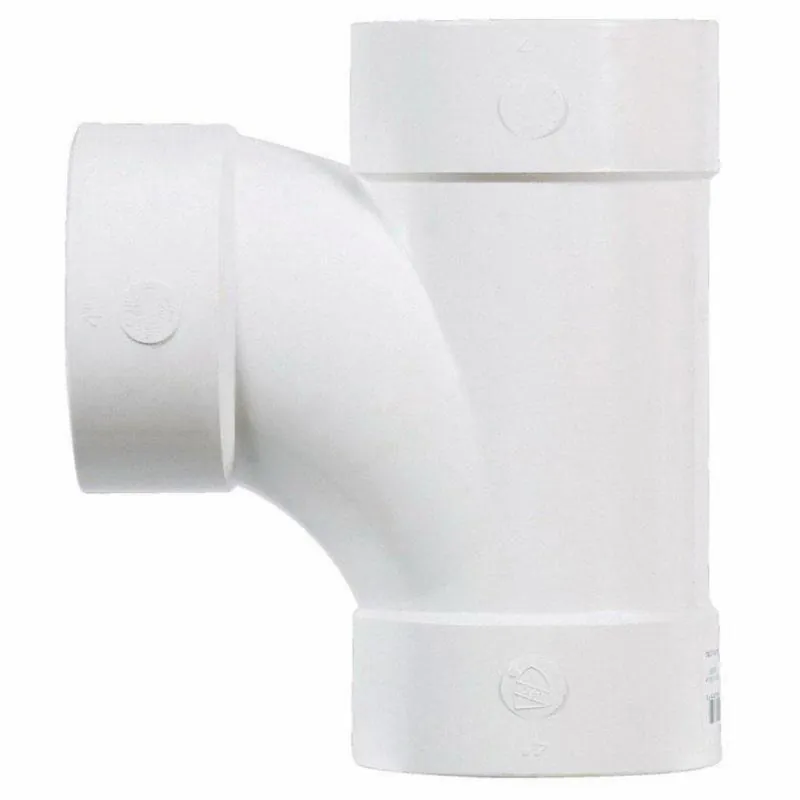 Plastic Trends P156 4 in Hub SDR 35 Plastic Sanitary Tee