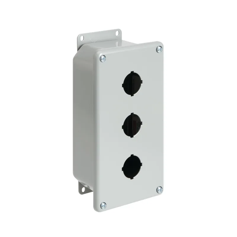 nVent HOFFMAN E2PBGXM Deep Pushbutton Enclosure 5.12 in L x 2-3/4 in W x 3-1/2 in D NEMA 12/IP65