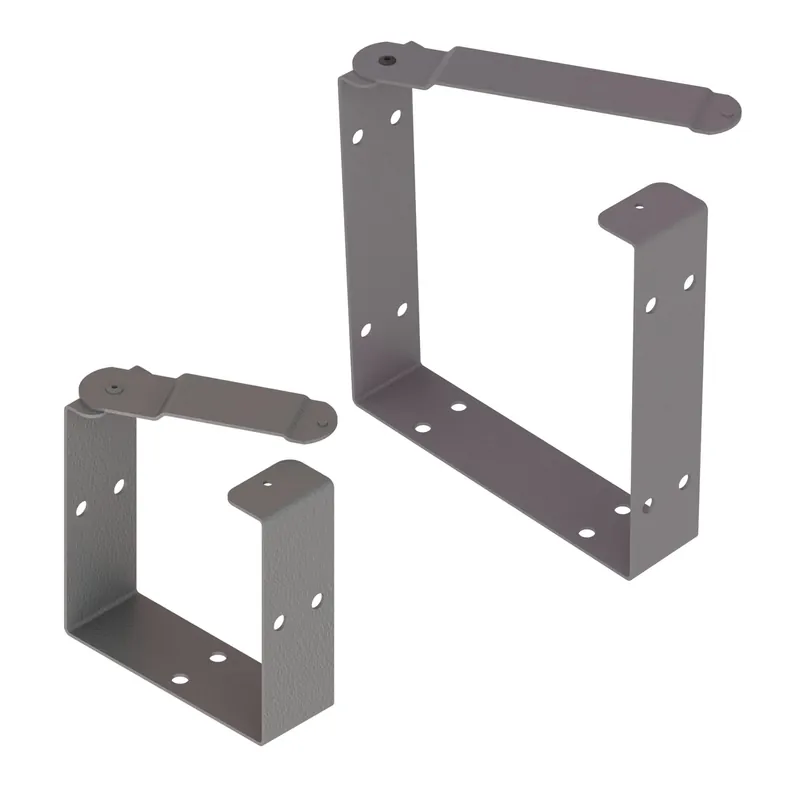 nVent HOFFMAN F44GUC Universal U-Connector for LayIn Wireway, fits 4 in, for use with Type 1 Painted Wireway Fittings
