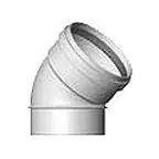 Approved Vendor SGA1915 6 45 Street Elbow PVC ASTM 3034 Gasketed
