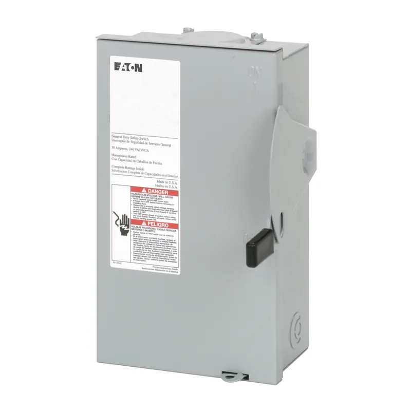 Cutler-Hammer DG221NRB Safety Switch 30A 240V NEMA 3R