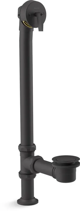 Kohler 7159-BL Artifacts Brass Toe-Tap Drain in Matte Black