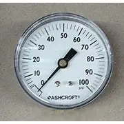 Approved Vendor RC2085100BM Pressure Gauge 2 inch Back Mount 100 psi
