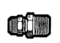 HOLYOKE FITTINGS 9568-86 PCNA1/2X3/8 MIP POLY COMP.AD.
