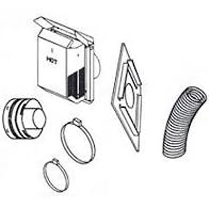 Innovative Hearth Products 77L87 SFKIT12 FLEX SQ TERMINATION