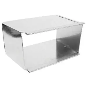 GRAY METAL 24X8X20X8-190 Trunk Duct Reducer 24 x 8 in to 20 x 8 in