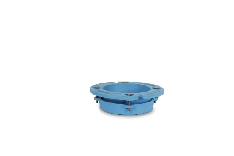 EverFlow CR40-420 Blue 4 Pipe x 2 Depth No Caulk Cast Iron Closet Flange