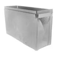 Gray Metal 12X3X100-124BLB Wall Stack 3 In X 12 In X 100 In