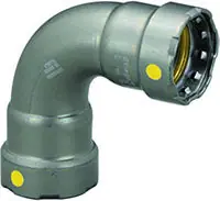 MegaPress 25211 90 deg Elbow Pipe 1 in Press Import