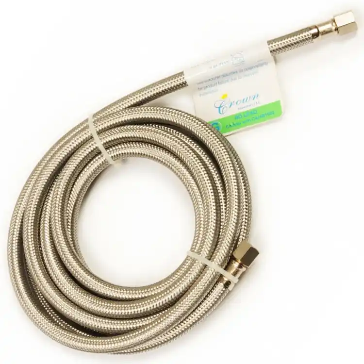 CROWN INDUSTRIES 163-16084 Suply Line S/S Ice Maker 1/4c x 84