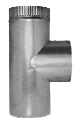 Gray Metal 8-304-EZ FVP2908 Tee 8 in 26 Gauge
