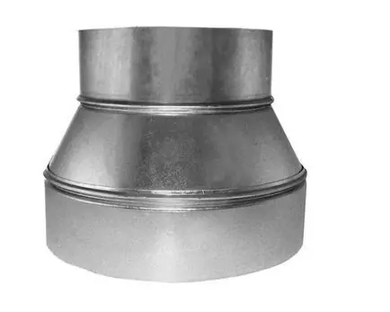 Gray Metal 9X6-311P Duct Reducer 9X6