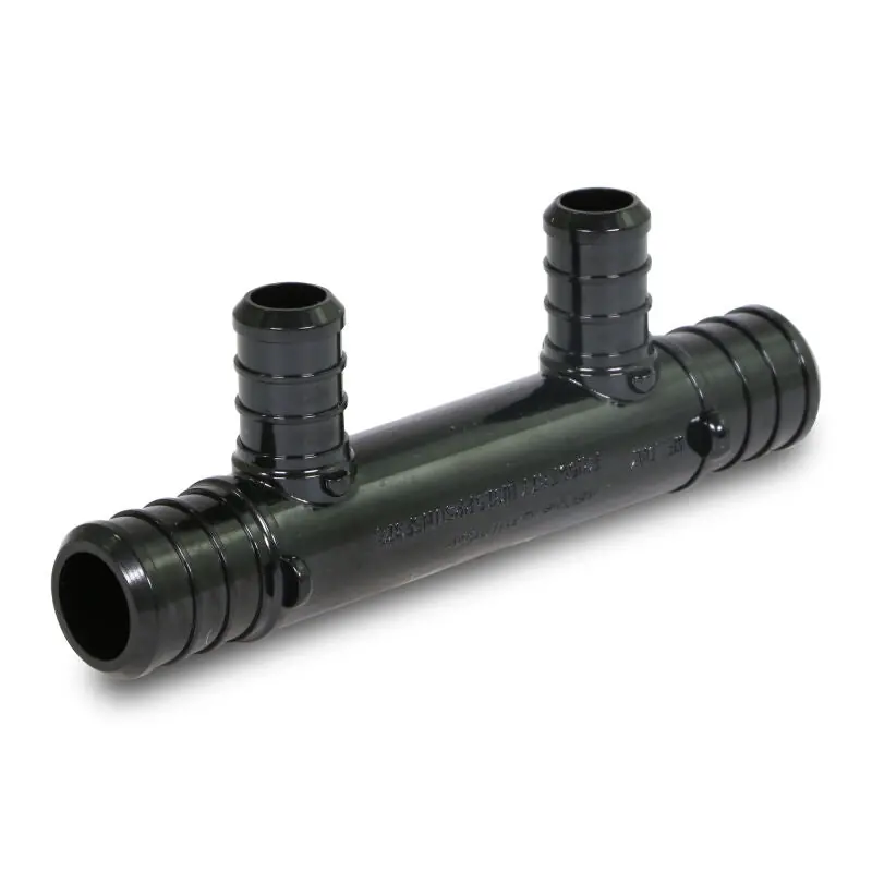 EverFlow PMO2-3412 3/4 x 3/4 x 1/2 W/2 Ports Open Poly PEX Manifold