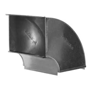 GRAY METAL 8X8-120SD-2S ELBOW VERTICAL 90 DEGREE 8 X 8