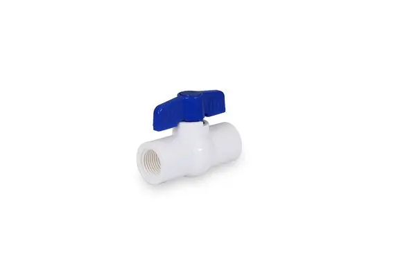 EverFlow 265T012 1/2 Threaded Sch. 40 PVC Ball Valve