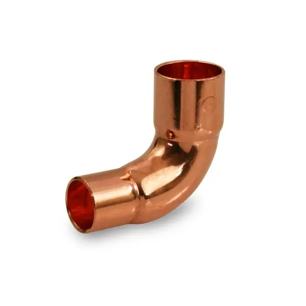 EverFlow CCRN5812 90 Short Turn Ell C X C 5/8 X 1/2 NOM 3/4 X 5/8 OD IMPORT