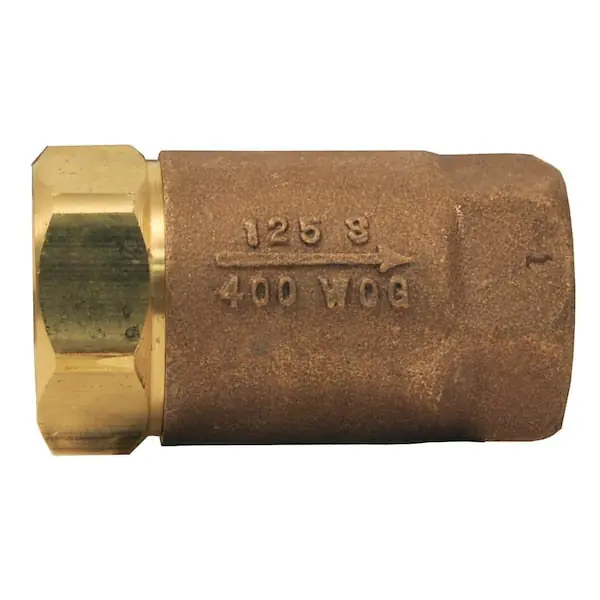 Conbraco 61-103 Spring Check Valve Brass 1/2 FIP