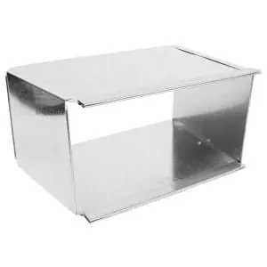 GRAY METAL 20X8X16X8-190 Gray Metal Trunk Duct Reducer 20 in to 16 in
