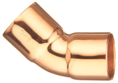 Elkhart Products 10031090 106 3/8 Copper Elbow 45 3/8