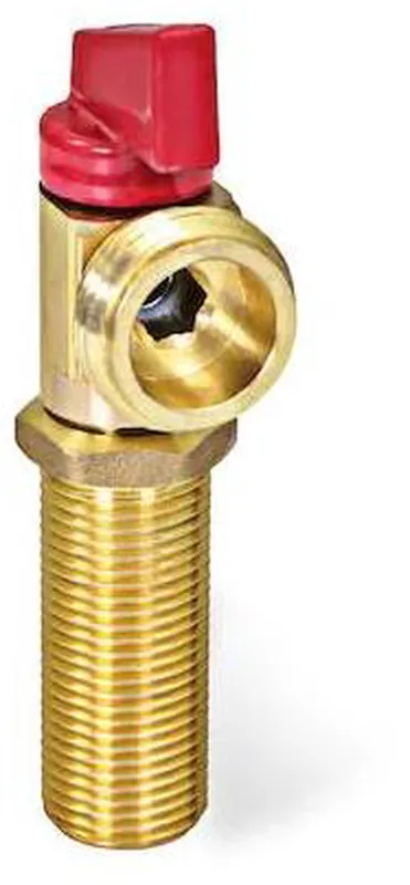 EverFlow 540T Red 1/4 Turn Washing Machine Valve Sweat/MIP