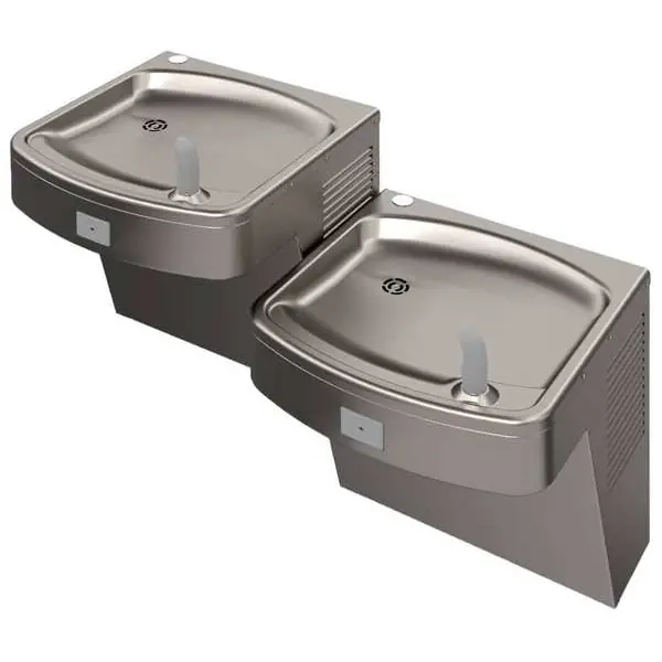 Acorn Water Coolers A172408F-UG Murdock Wall Hung, Stainless Steel Barrier-Free Bi-Lev Water Cooler, Flex Bubbler