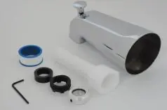 C.S.B. INTERNATIONAL PRODUCTS TS1258DCP Spout Tub Diverter Fit-All