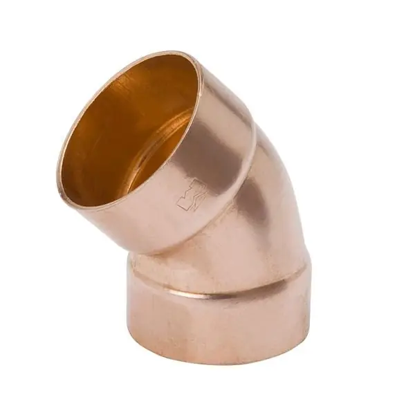 EverFlow W07420 1-1/4 C X C DWV 45 EL 1 3/8 OD Domestic