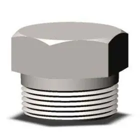 Service Metal 3MHHP01.5 1 1/2 F/S 3000# THD HEX HEAD PLUG 3MHHP01.5