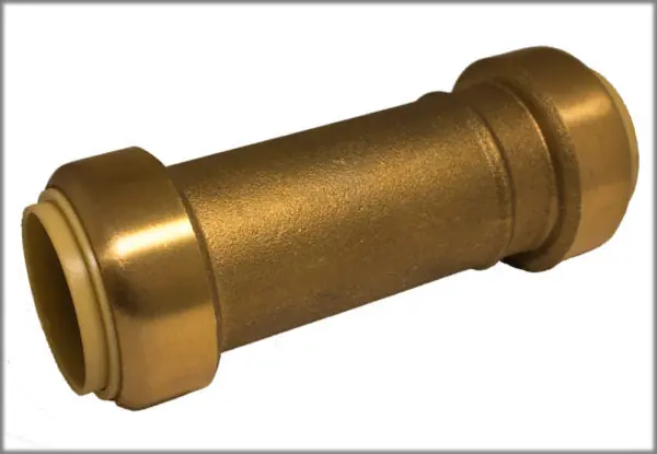 Dallas Specialty & MFG. CO. MT12SC Coupling Brass Push-Fit Long 1/2