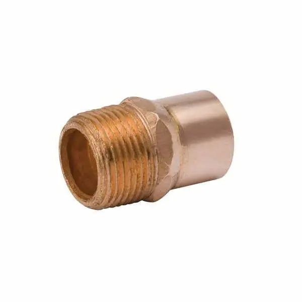 EverFlow WB01163 1 C Nominal X M Adapter 1-1/8 OD X 1 M Domestic