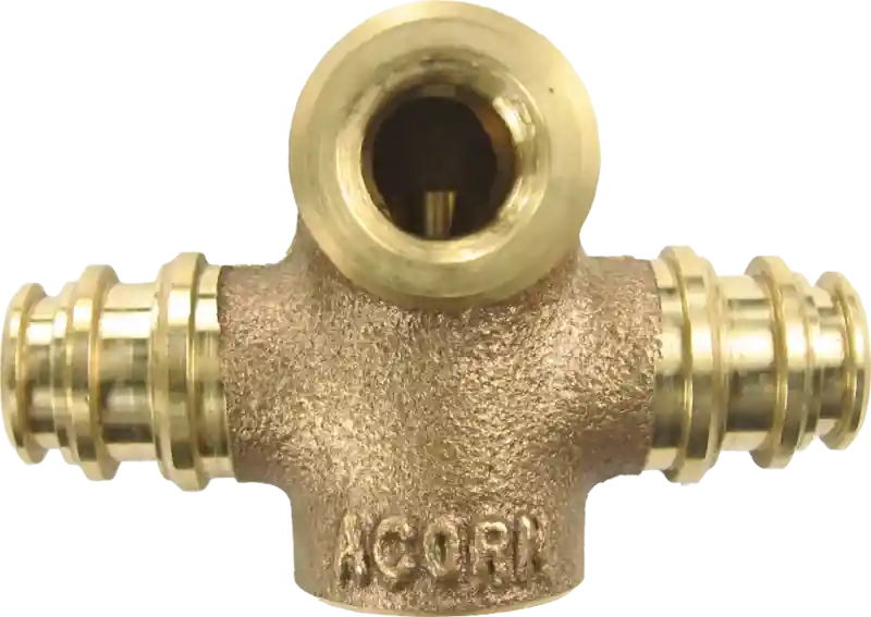 Acorn 2580-110-001 Tee, Brass, Flo-Control, Air-Trol Vlv