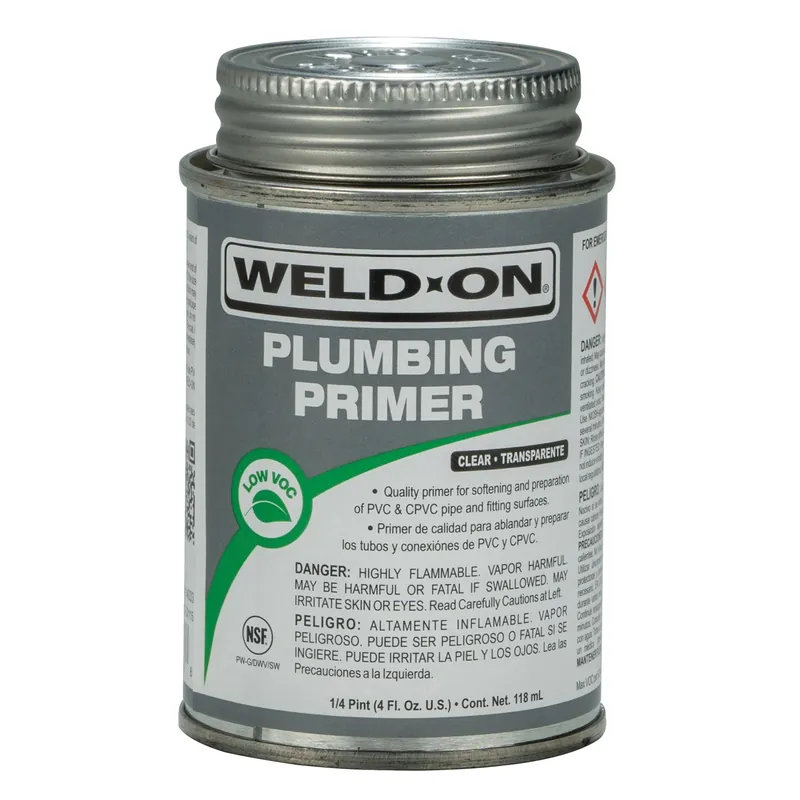 IPS CORPORATION 14033 PVC PRIMER CLEAR 1/4 PT LOW VOC