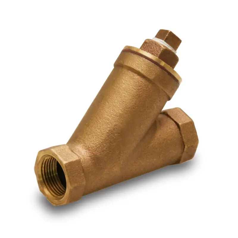 EverFlow 100T200-NL 2 Threaded Y-Strainer W/Plug Bronze Lead Free
