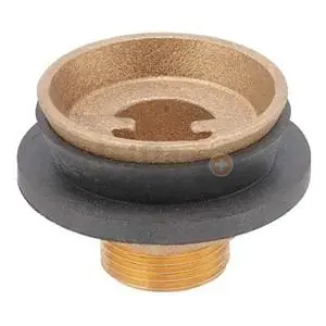 C.S.B. International Products CS125125 Spud Closet Brass 1-1/4