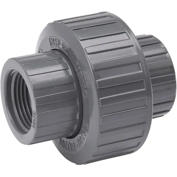 B & K LLC 164-105 PF40U1T SCH40&80 PVC UNION 1 THREADED X THREADED