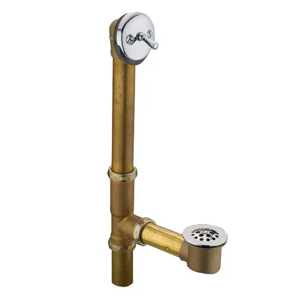 EverFlow 5114 Chrome Plated Trip Lever Bath Waste & Overflow Fits 18 - 24 Bathtub
