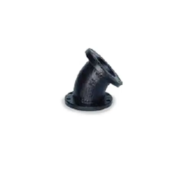 EverFlow FGFE03B 3 125 FLG 45 Degree Elbow Black