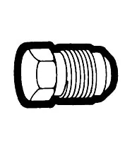 Holyoke Fittings 57-12 Flare Plug 3/4