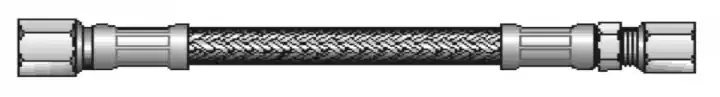 Crown Industries 163-15020 3/8x3/8 x 20 SS Line