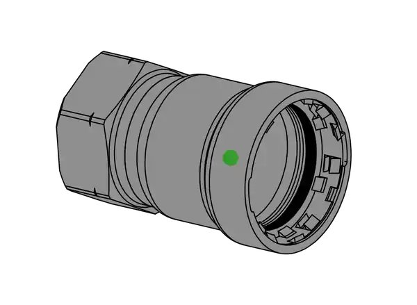 EverFlow MPFA2015 Reducing Fem Titanpress Adapter