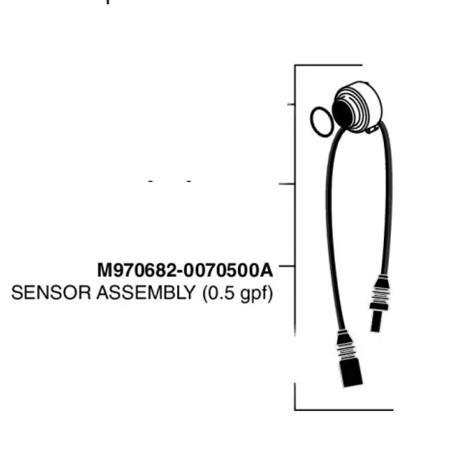 American Standard M970682-0070500A A/S Urinal Sensor Assembly