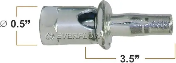 EverFlow 8271957 SXP 3.5 Swivel X-Press For Purlin 1/2 Rod