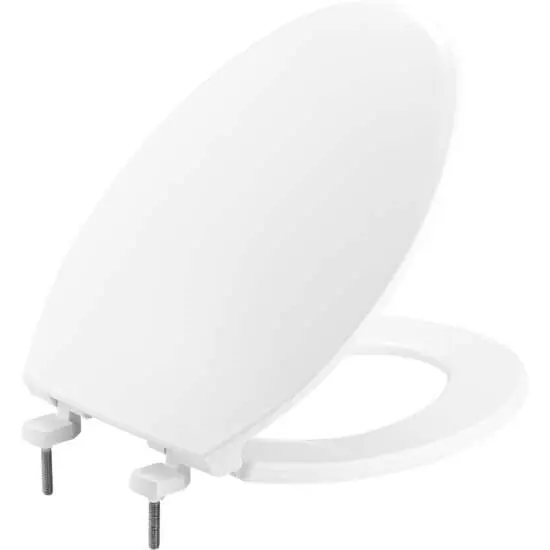 BEMIS 7600T Seat Cf El W/Cvr White Plastic