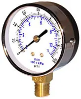 ENGINEERED SPECIALTY PROD 101D-354E 3-1/2 100# 1/4 BOTTOM GAUGE