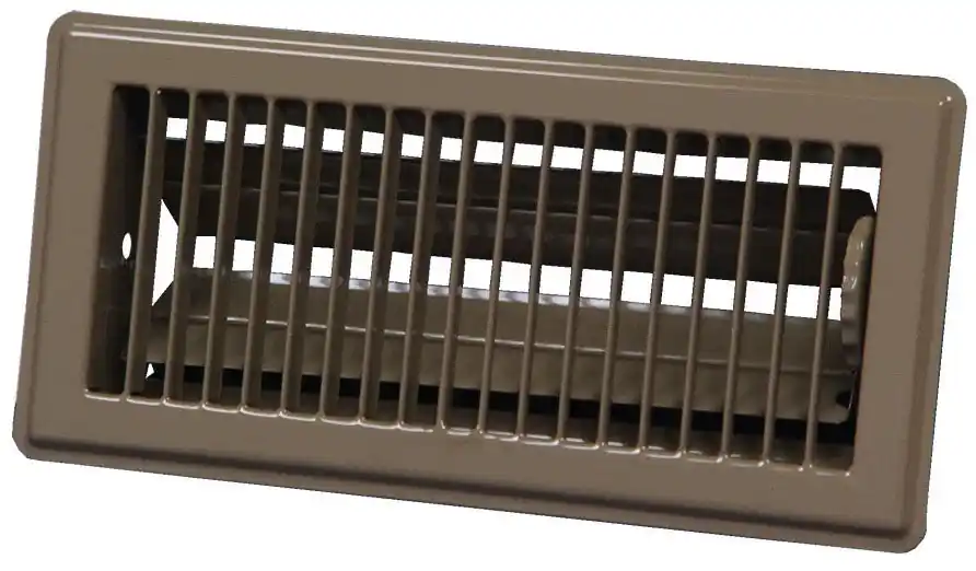 Continental Industries 28B0214 2 x 14 Rolled-face Floor Register