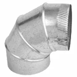 GRAY METAL 7-30-0302 FVP100730GA Warm Air Elbow 7 Inch 30 Gauge