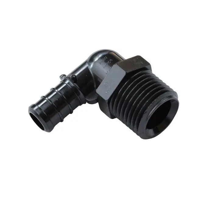 EverFlow B-PPML3434 3/4PEXx3/4MPT Elbow Poly-Alloy