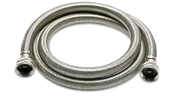 EverFlow 25712PR 144 S/S Braided Washing Machine Hose 3/4 Female X Female