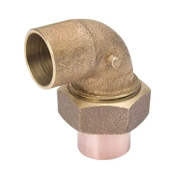 EverFlow A11431NL 3/8 C X C 90 Union El Cast NL Domestic