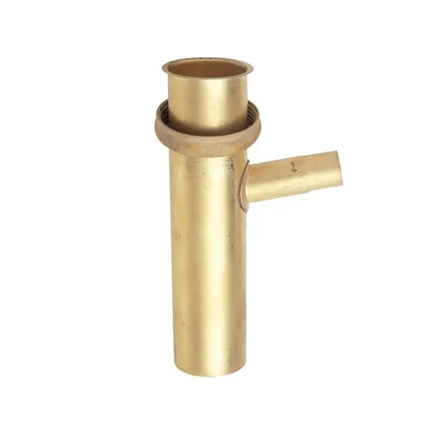 EverFlow 21313 1-1/2 x 12 Rough Brass Washing Machine Tailpiece 22ga